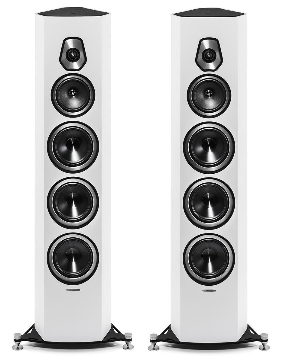 Sonus Faber Sonetto VIII kolumny podłogowe white front